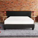 14" Upholstered Platform Bed Base, Mattress Foundation by HouseOfZazla