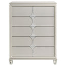 Gwendolyn - 5 Drawer Bedroom Chest Of Drawers - White