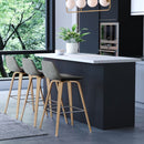 Randolph Bentwood - Upholstered Counter / Bar Height Stool (Set of 2) by HouseOfZazla