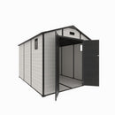 8x10 FT Plastic Outdoor Storage Shed