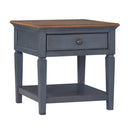 End Table - Blue by HouseOfZazla
