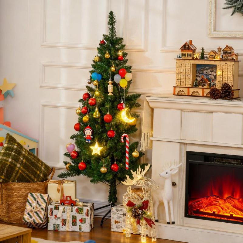 Artificial Half Christmas Trees with Auto Open Steel Base, photo 9 of 9