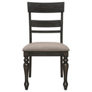Kavita - Dining Side Chair (Set of 2) - Charcoal