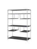 Vonara - Bookshelf - Chrome / Gray / Oak by HouseOfZazla