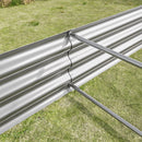 Raised Garden Bed Kit - Metal 7.6x3.7x0.98 ft