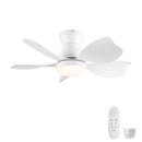 Low Profile Flush Mount Ceiling Fan With Light by HouseOfZazla