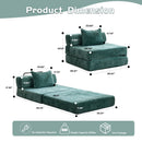 Convertible Floor Sofa Bed With Fixed Shape Frame For Living Room by HouseOfZazla