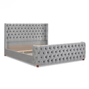 Brooklyn - Tufted Panel Bed Headboard And Footboard Set by HouseOfZazla