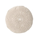 Bordeaux - Knitted Round Pouf by HouseOfZazla