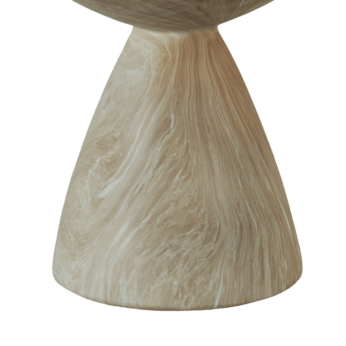 Outdoor Geometric End Table - Marble, photo 6 of 7