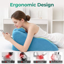 Ergonomic Spinal Posture Support & Multi-Functional Bed Pillow
