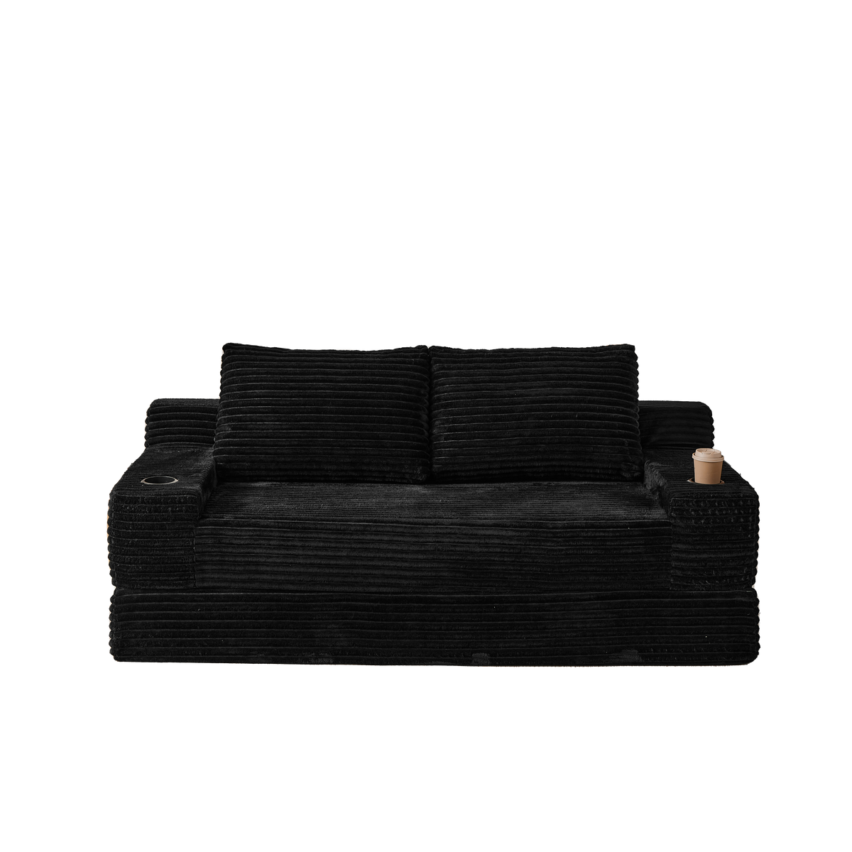 70.8-Inch Corduroy Two-in-One Sofa Bed, photo 6 of 8