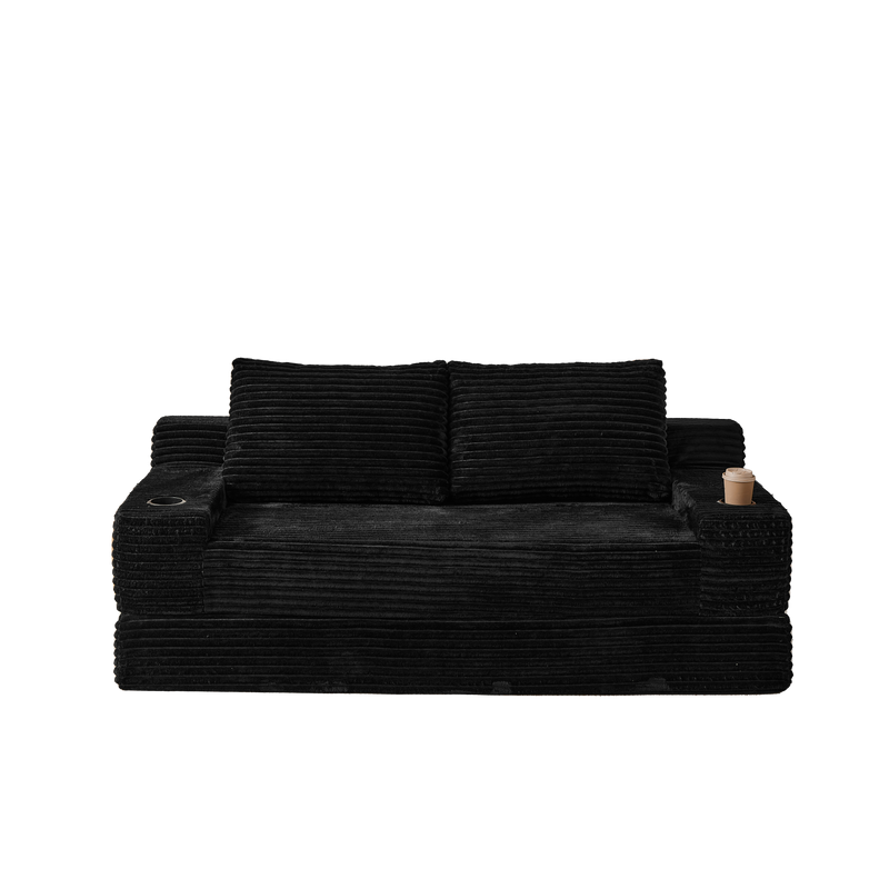 70.8-Inch Corduroy Two-in-One Sofa Bed, photo 6 of 8