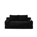 70.8-Inch Corduroy Two-in-One Sofa Bed