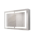 Medicine Cabinet With LED Vanity Mirror, Anti-Fog, Waterproof, Dimmable With Touch Switch by Unique Piece Furniture