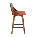 Trevi - Mid Century Modern Counter Stool (Set of 2) by HouseOfZazla