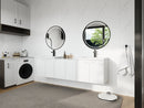 72" Bathroom Vanity With Resin Sink, Soft Close Doors and 1-Side Cabinet
