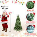 5ft Pre-Lit PVC Christmas Tree with 200 UL Lights