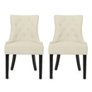 Cheney Contemporary Dining Chair Tufted Upholstery (Set of 2)