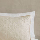 3 Piece Reversible Bedspread Set Cream King/Cal King