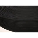 Round Accent Table, Indoor Outdoor - Black by HouseOfZazla