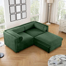 Contemporary Elegant Sofa With Storage And Ottoman by HouseOfZazla