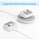 Silicone Protective Case Fit for Airpod Pro Full Protective Cover Shock-Absorbing Soft Silicone Case w/ Carabiner