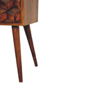 Mini Cube Carved 2 Drawer Nightstand by Unique Piece Furniture