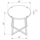 Heyer - Round Table With Open Base by HouseOfZazla