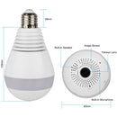 WiFi Light Bulb Camera 960P Security Camera 360¡ Fisheye Lens Panoramic Motion Detection IR Night Vision