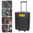 899 Piece Home Repair Tool Set With Rolling Plastic Toolbox, 4 Drawers, General Household Maintenance Kit