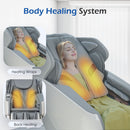 Bosscare - 2023 Brand New Update Gr8686 Massage Chairs With Ai Voice, App Control Sl Track Zero Gravity Full Body Massage Recliner - Gray by HouseOfZazla