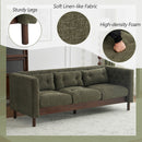 Upholstered Sofa Modern 3 Seater Sofa Couch With Tufted Design For Living Room by Unique Piece Furniture