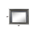Sawyer Metallic Mirror With LED - Gray by HouseOfZazla