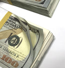 Money Prop - New Style $100's Aged-Look $50,000 Blank Filler 5-Stack Package