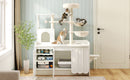 50.6" Cat Tree with Litter Box Enclosure, Sisal Scratching Post & Storage by HouseOfZazla