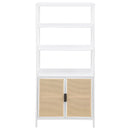 Kenneth - 3 Shelf Radio Weave Accent Cabinet