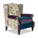 Anya - Boho Chic Wingback Accent Arm Chair by HouseOfZazla
