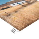 House, Barn Picture Wall Art For Home Decor - Natural / Blue