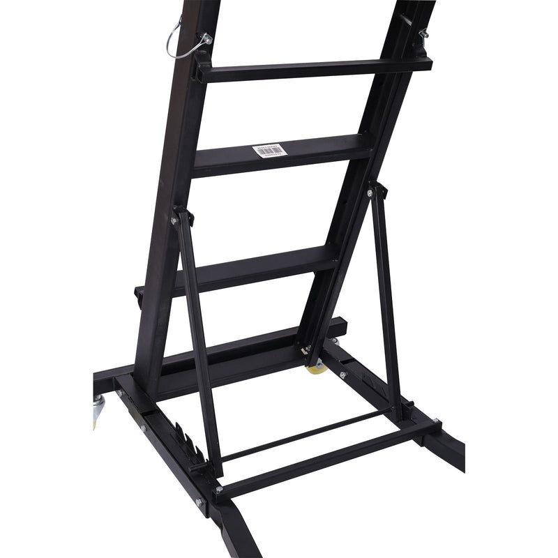 Heavy Duty Foldable Rolling Engine Top Creeper With Padded Deck And Locking Casters - Black, photo 6 of 8