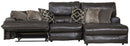 Como - 3 Piece Italian Leather Match Reclining Sectional by Unique Piece Furniture