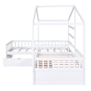 L Shape Platform Bed With 3 Storage Drawers by HouseOfZazla