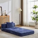 Convertible Floor Sofa Bed With Fixed Shape Frame For Living Room by HouseOfZazla