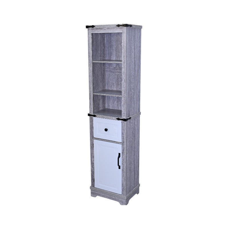 Narrow Bathroom Storage Cabinet with Adjustable Shelves, photo 3 of 10