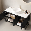 Tulio 48" Bathroom Vanity with Sink and Storage Cabinet by HouseOfZazla
