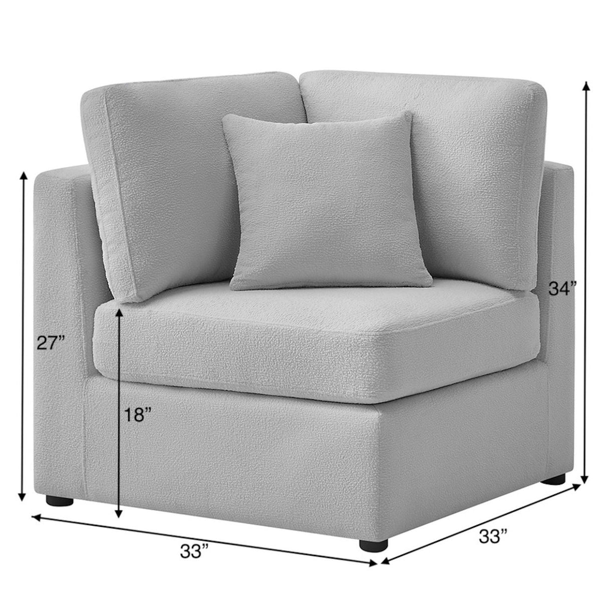 Chauncy - Corner Wedge Chair, photo 15 of 15