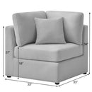 Chauncy - Corner Wedge Chair by HouseOfZazla