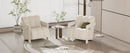 Modern Minimalist Leisure Armchair With L Shaped Armrests by HouseOfZazla