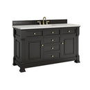 James Martin Brookfield 60" Single Bathroom Vanity, Black Onyx