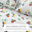 Turkish Cotton Christmas Flannel Sheet - Whittaker Collection by Great Bay Home